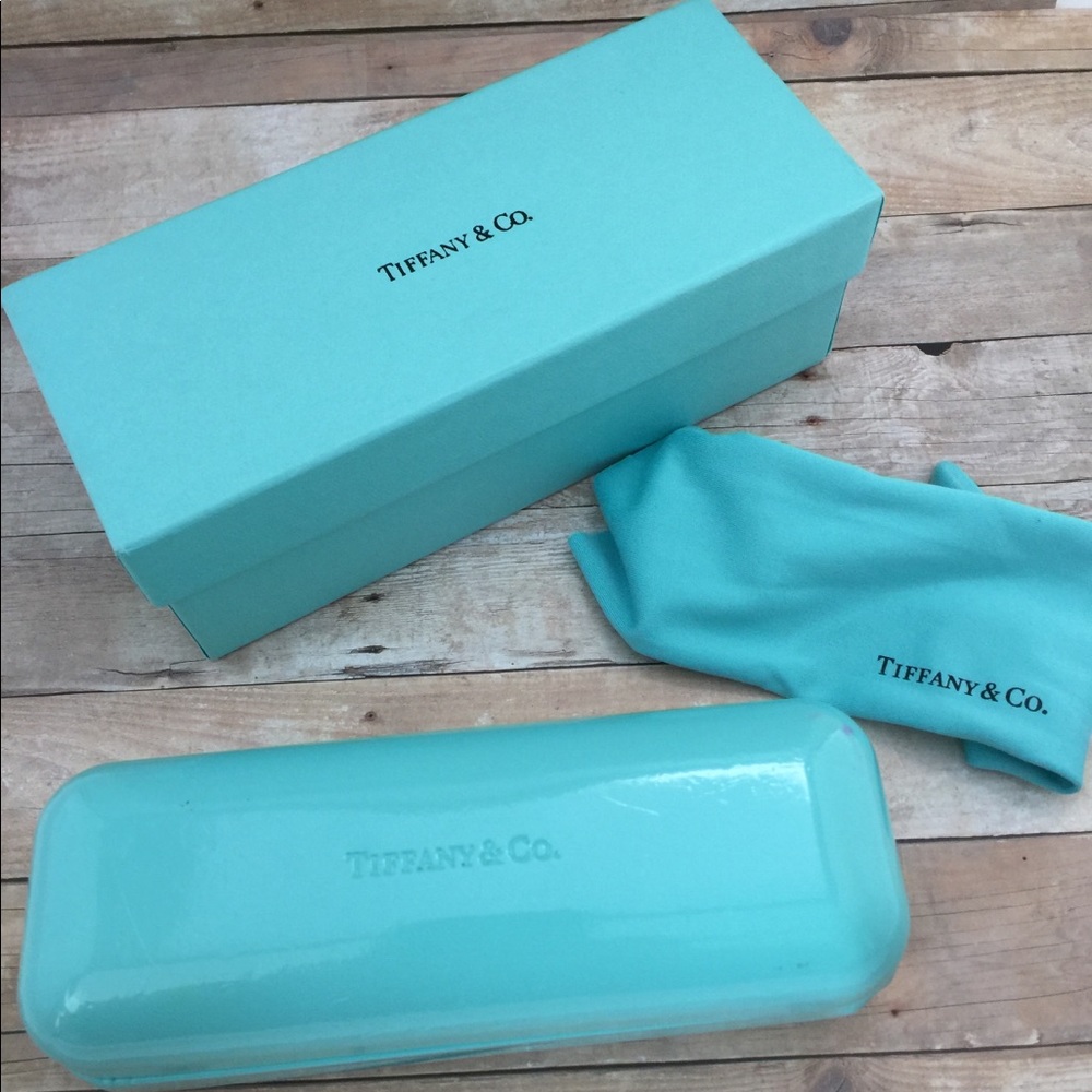 Tiffany & Co. Hard Sided Eyeglass Case Bundle